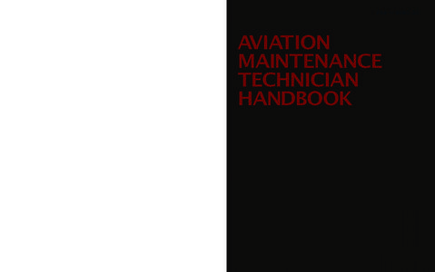 Aviation Maintenance Technician Handbook - FAA-H[removed]