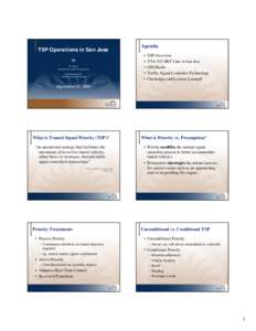 Microsoft PowerPoint - San Jose&VTA_TSP Technology Transfer Presentation.ppt [Compatibility Mode]
