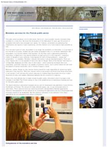 The National Library of Finland Bulletin 2014