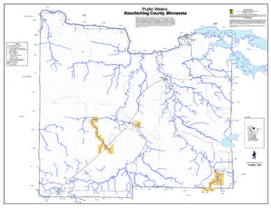Koochiching County Public Waters Inventory Map