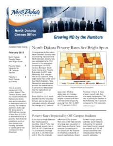 INSIDE THIS ISSUE:  North Dakota Poverty Rates See Bright Spots February 2015