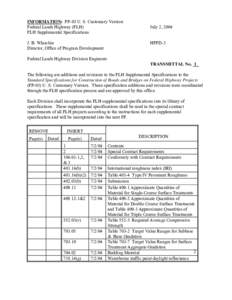 Pavement engineering / International Roughness Index / American Association of State Highway and Transportation Officials / Specification / Road surface / Road / Pakistan Air Force / Library / Transport / Road transport / Land transport