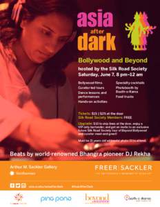 asia dark after Bollywood and Beyond hosted by the Silk Road Society