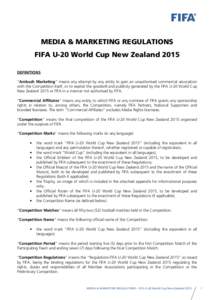 Media and Marketing Regulations FIFA U-20 WC New ZealandEN)