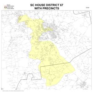 SC HOUSE DISTRICT 67 WITH PRECINCTS r St Sumte