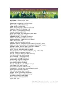 Microsoft Word - APS 2009-Who is Coming Report_07[removed]doc