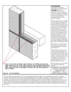 Building Envelope Design Guide: Architectural Precast Interface Between Vertical and Horizontal 2-Stage Joint Overall Detail