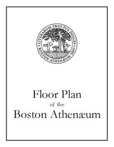 Floor Plan of the Boston Athenæum  Basement, Lower Pilgrim