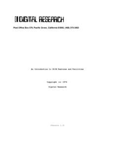Digital Research / Digital Research operating systems / CP/M / Drive letter assignment / COM file / Batch file / File system / Dir / Cp / Software / Computing / Computer architecture