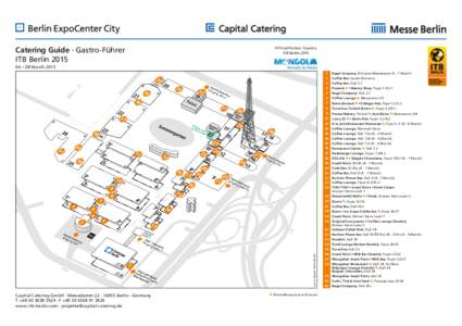 Catering Guide · Gastro-Führer ITB Berlin 2015 Official Partner Country ITB Berlin 2015