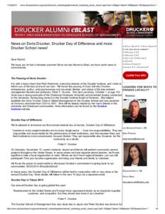 [removed]www.druckeralumni.org/controls/email_marketing/admin/email_marketing_email_viewer.aspx?sid=143&gid=1&eiid=1508&seiid=1061&usearchive=1 News on Doris Drucker, Drucker Day of Difference and more Drucke