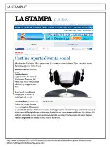 LA STAMPA.IT  http://www.lastampa.it[removed]societa/cucina/notizie/attualita/cantine-aperte-diventa-social3BhZnFqMHqmNXOkllMjowN/pagina.html LA STAMPA.IT