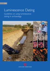 2008  Luminescence Dating Guidelines on using luminescence dating in archaeology