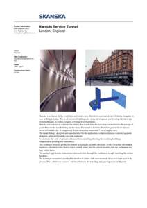 Microsoft Word - Harrods service Tunnel.doc