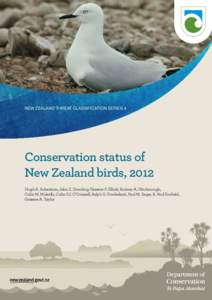 Procellariiformes / NatureServe / New Zealand Threat Classification System / Conservation status / Conservation biology / NatureServe conservation status / Albatross / Threatened species / Bushwren / Environment / Conservation / Ecology