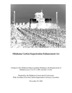 Report to the Oklahoma State Legislature