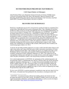 Physical cosmology / Gravitational lensing / Weak gravitational lensing / Gravitational lens / Priyamvada Natarajan / Redshift / Strong gravitational lensing / Galaxy / Abell 370 / Physics / Astronomy / Galaxy clusters