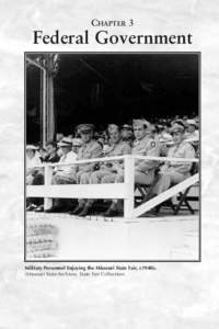 CHAPTER 3  Federal Government Military Personnel Enjoying the Missouri State Fair, c1940s. (Missouri State Archives, State Fair Collection)