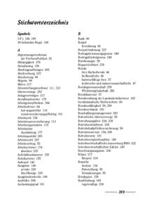 Stichwortverzeichnis Symbols B  3 F’s 106, 189