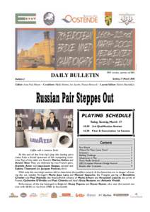 Bulletin 2  DAILY BULLETIN PDF version, courtesy of EBL