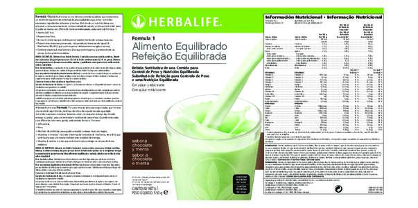 un excelente equilibrio de proteínas de alta calidad de soja y leche, nutrientes esenciales, ingredientes botánicos y hierbas. Disfrute de un nutritivo desayuno, almuerzo o cena para mantener un buen estado de salud y 