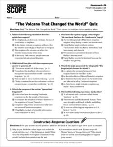 Stratovolcanoes / Igneous rocks / Volcanoes / Mount Tambora / Sumbawa / Mount Pinatubo / Types of volcanic eruptions / Eruptions of Eyjafjallajökull / Geology / Volcanology / Plate tectonics