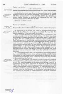 Wild and Scenic Rivers of the United States / Conservation in the United States / Conservation / Water Resources Development Act / National Park Service Organic Act / National Wild and Scenic Rivers System / Wild river / United States