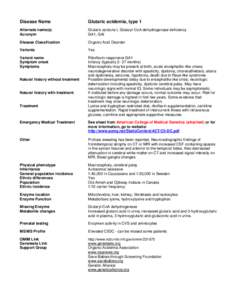 Health / Medicine / Glutaryl-CoA dehydrogenase / Glutaryl-CoA / Carnitine / Lysine / Riboflavin / Organic acidemia / Cerebral palsy / Chemistry / Coenzymes / Glutaric aciduria type 1