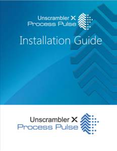 Unscrambler X Process Pulse - Installation Guide