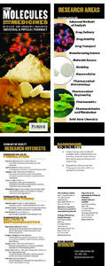 RESEARCH AREAS www.ipph.purdue.edu Advanced Methods of Analysis