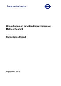 Utility cycling / Malden Rushett / Roundabout / Chessington / Traffic / Advanced stop line / Transport / Land transport / Road transport