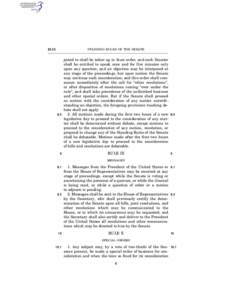 Standing Rules of the United States Senate /  Rule VIII / Table / United States Senate / Quorum / National Assembly of Thailand / Standing Rules of the United States Senate / Principles / Government