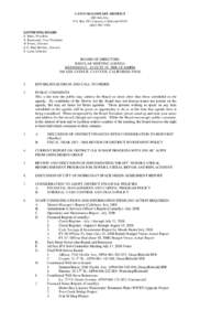 CAYUCOS SANITARY DISTRICT 200 Ash Ave. P.O. Box 333, Cayucos, California[removed]3290 GOVERNING BOARD R. Enns, President