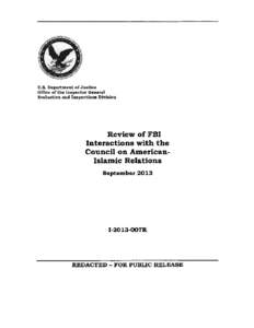 Review of FBI Interactions with the Council on American-Islamic Relations