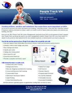 Automatic identification and data capture / Magnetic stripe card / Barcode / Biometrics / VM / Credit card / Security / Access control / Visitor management