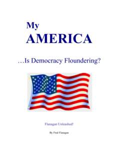 My  AMERICA …Is Democracy Floundering?  Flanagan Unleashed!