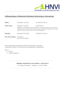 Veilingcatalogus Faillissement Rombouts bestrating en vijveraanleg  Kijkdag: Donderdag 7 mei 2015