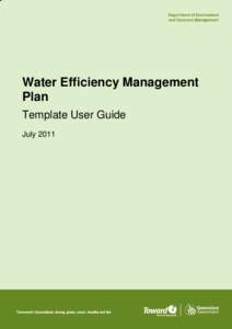 Water Efficiency Management Plan - Template User Guide