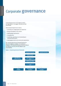 Corporate governance  Corporate governance Corporate governance is the system by which our organisation is managed, directed and held accountable.