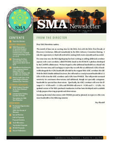 SMA Newsletter  Submillimeter Array Newsletter CONTENTS