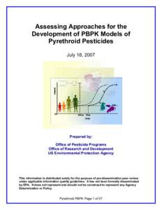 Science issue paper: Assessing Approaches for the Development of PBPK Models of Pyrethroid Pesticides