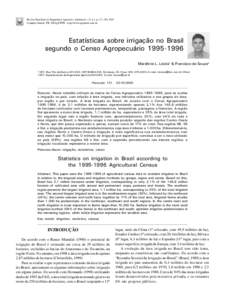 171 Revista Brasileira de Engenharia Agrícola e Ambiental, v.5, n.1, p[removed], 2001 Campina Grande, PB, DEAg/UFPB - http://www.agriambi.com.br