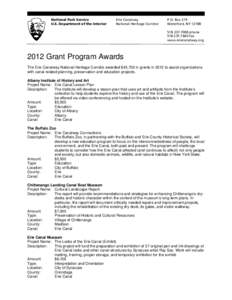 Microsoft Word[removed]Grant Program Awards_final