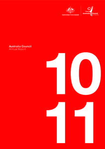 Australia Council Annual Report 10 11