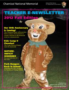 Chamizal National Memorial  National Park Service U.S. Department of the Interior  TEACHER E-NEWSLETTER