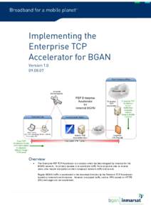 Microsoft Word - Enterprise TCP Accelerator over BGAN.doc