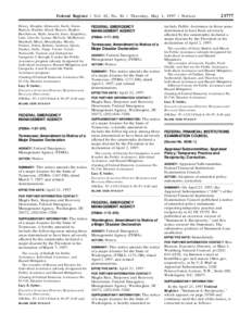 Federal Register / Vol. 62, No[removed]Thursday, May 1, [removed]Notices Dewey, Douglas, Edmunds, Faulk, Grant, Haakon, Hamlin, Hand, Hanson, Hughes, Hutchinson, Hyde, Jerauld, Jones, Kingsbury, Lake, Lincoln, Lyman, McCook,