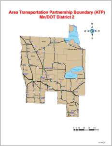 Area Transportation Partnership Boundary (ATP) Mn/DOT District 2 Lake of the Woods