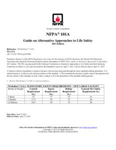 Microsoft Word - Issued TIA Noto NFPA 101A