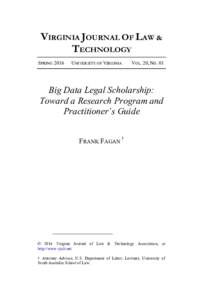 Philosophy of law / Computing / Law and economics / Big data / Data mining / Data science / Information